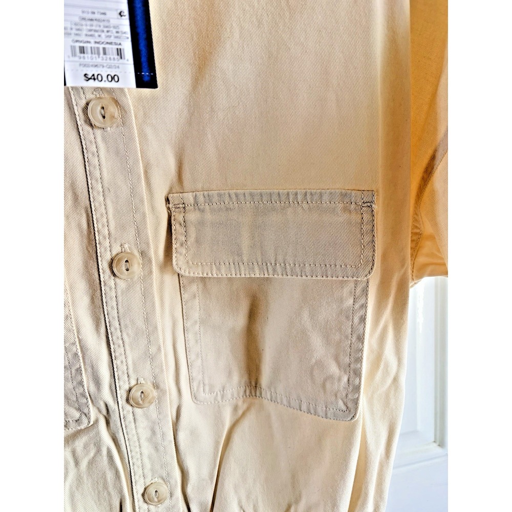 Universal Thread Women's Boiler-suit In Cream - Size 0 - Picture 3 of 6